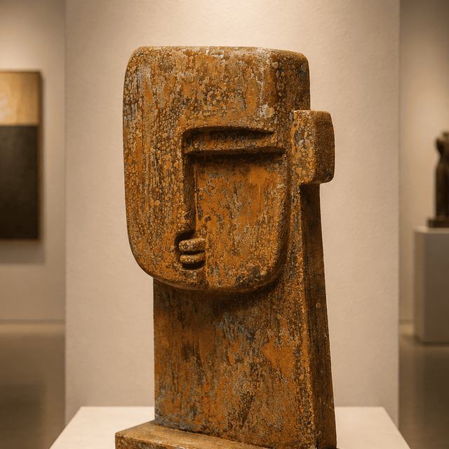 CABEZA Nº 2, obra de Antonio Martínez Ruiz (Óxido)