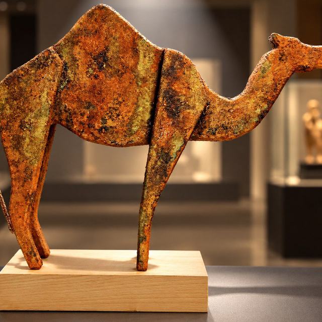 Camello, obra de Antonio Martínez Ruiz (Óxido)