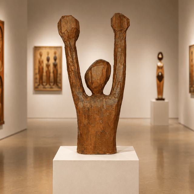 Campeón, obra de Antonio Martínez Ruiz (Tallada)