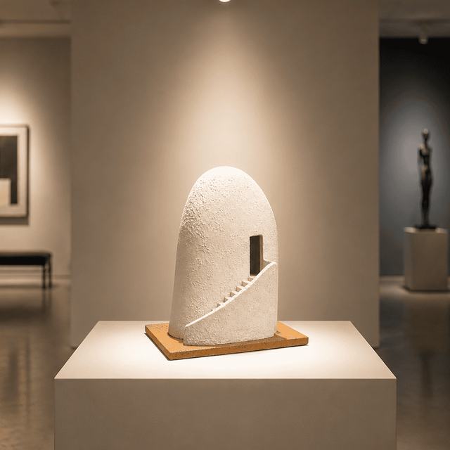 Casa 6 cerámica, obra de Antonio Martínez Ruiz (Cerámica)
