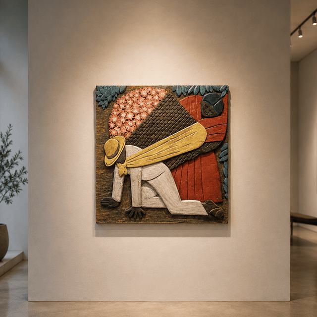 Cesta de flores (Rivera), obra de Antonio Martínez Ruiz (Homenajes)