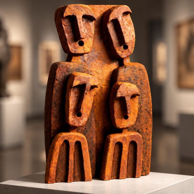 COMPOSICION 15, obra de Antonio Martínez Ruiz (Óxido)