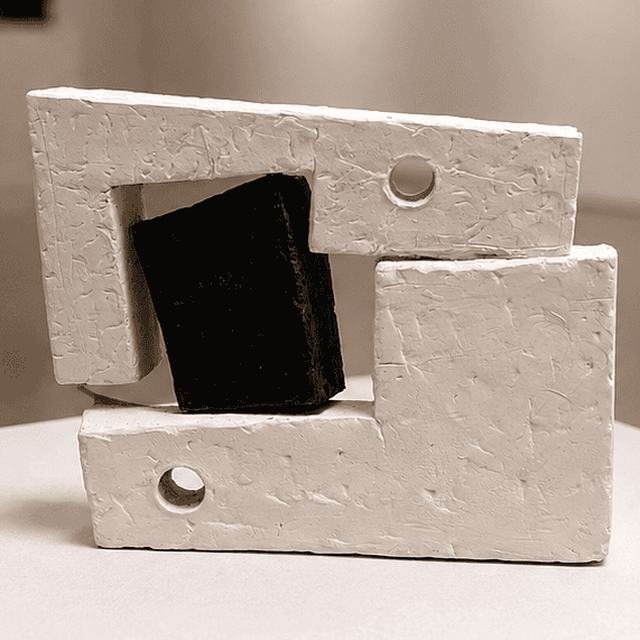 Composición 25 cerámica, obra de Antonio Martínez Ruiz (Cerámica)