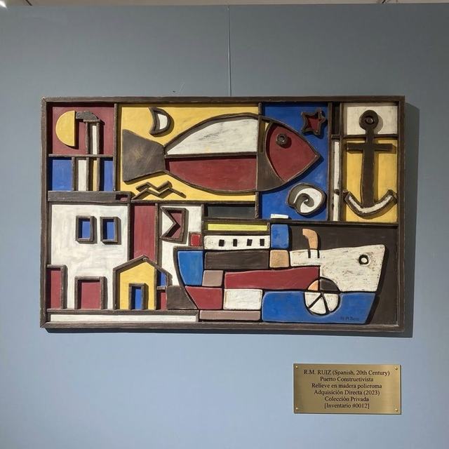 Composición marina, obra de Antonio Martínez Ruiz (WallArt)