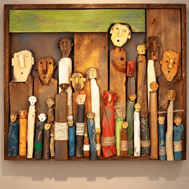 Composición nº 14, obra de Antonio Martínez Ruiz (WallArt)