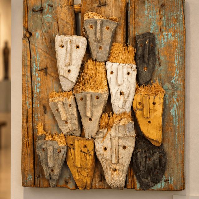 Composición palmeras I, obra de Antonio Martínez Ruiz (WallArt)