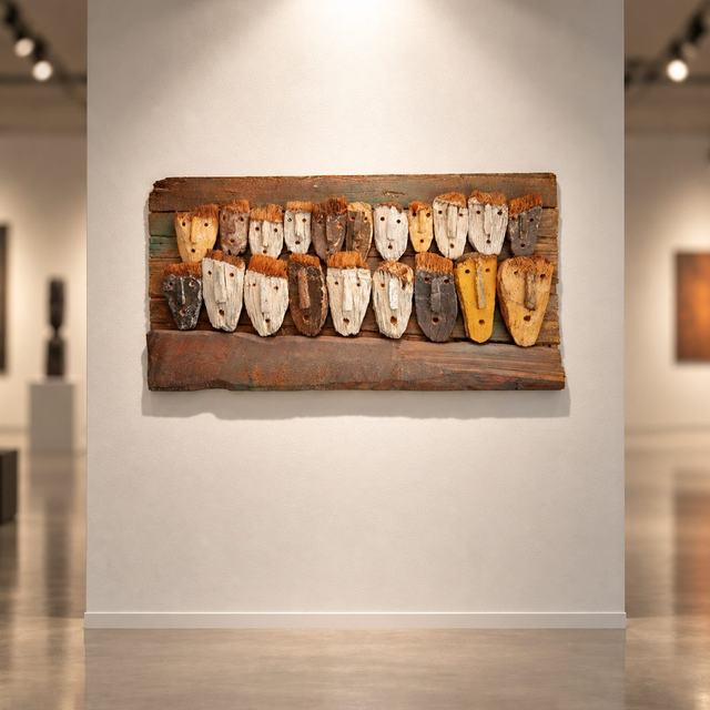 Composición palmeras II, obra de Antonio Martínez Ruiz (WallArt)
