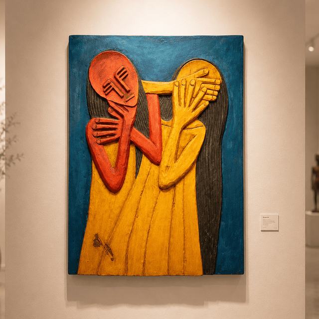 Desesperación, obra de Antonio Martínez Ruiz (Tallada)