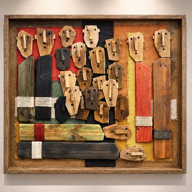 Dos acostados, obra de Antonio Martínez Ruiz (WallArt)
