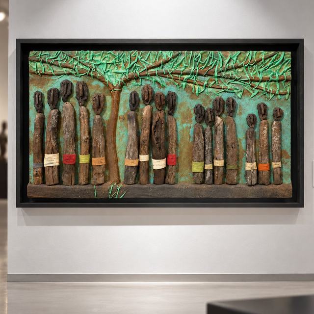 El bosque humano, obra de Antonio Martínez Ruiz (WallArt)