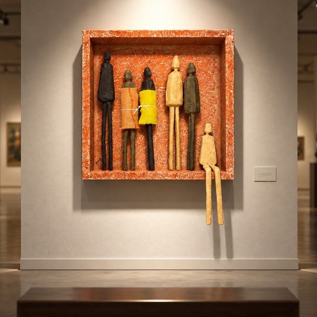 El encuentro, obra de Antonio Martínez Ruiz (WallArt)