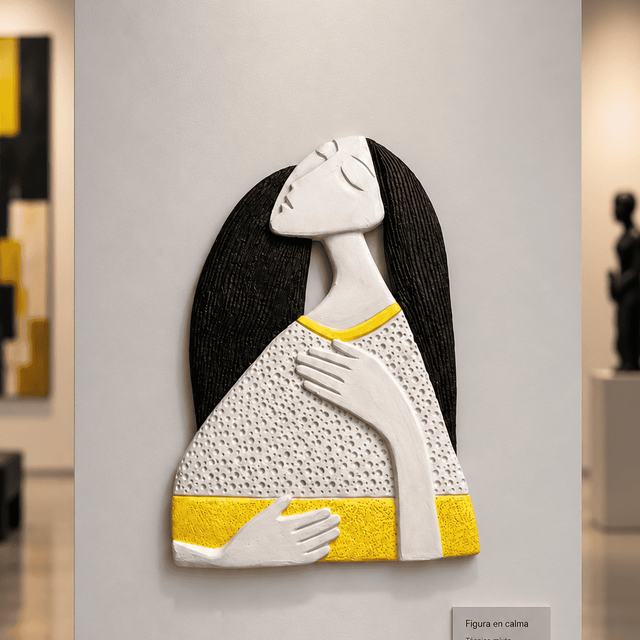 Embarazada, obra de Antonio Martínez Ruiz (Cerámica)