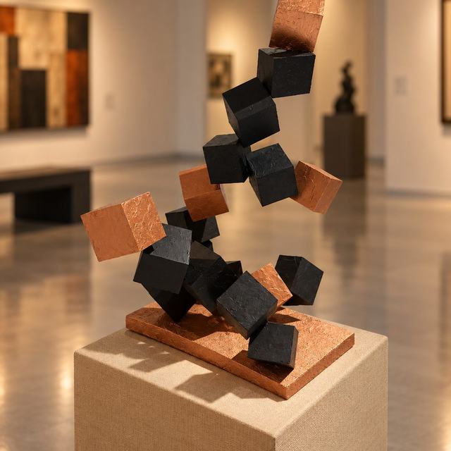 Equilibrio 3, obra de Antonio Martínez Ruiz (Ensamblada)