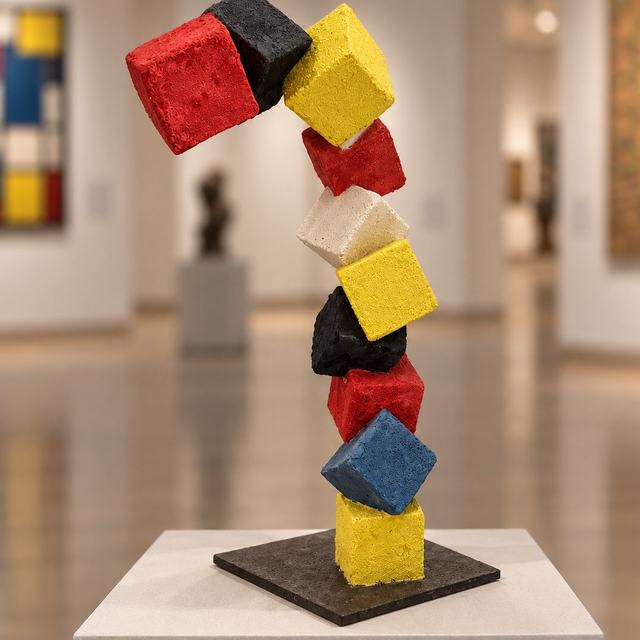Equilibrio de color, obra de Antonio Martínez Ruiz (Ensamblada)