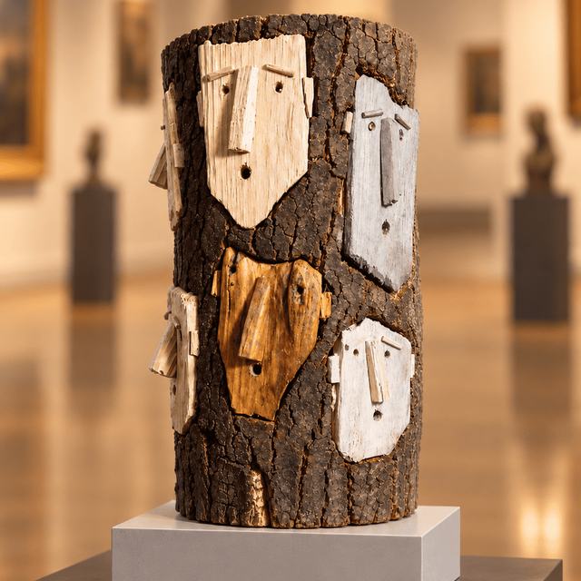 Familia 6, obra de Antonio Martínez Ruiz (Ensamblada)
