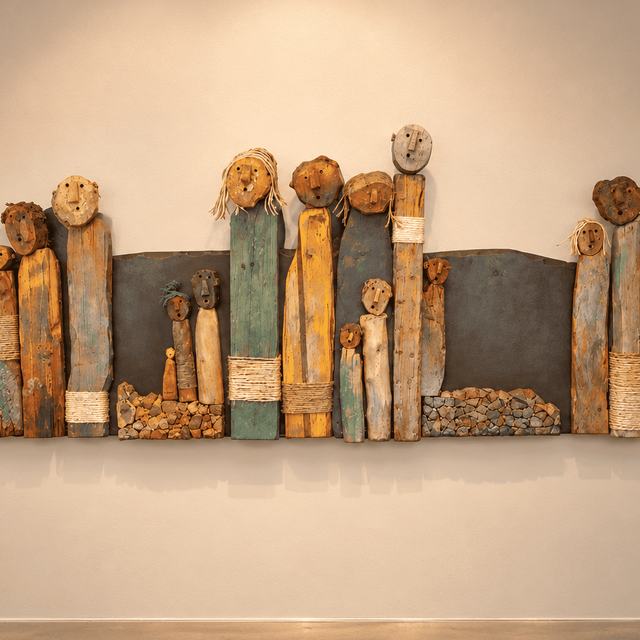Familia de mi hija, obra de Antonio Martínez Ruiz (WallArt)