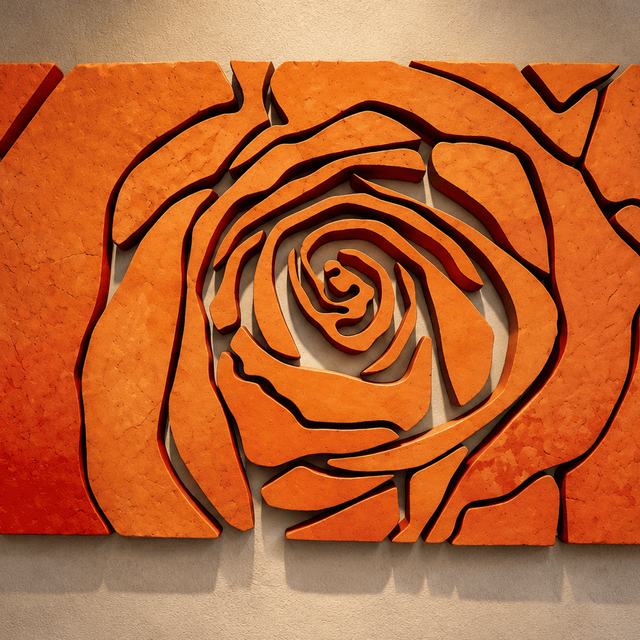Flor laberinto I, obra de Antonio Martínez Ruiz (WallArt)