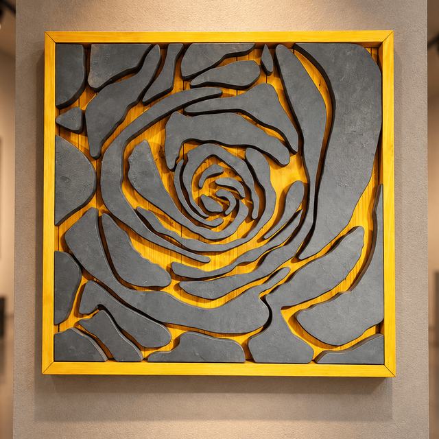 Flor laberinto II, obra de Antonio Martínez Ruiz (WallArt)
