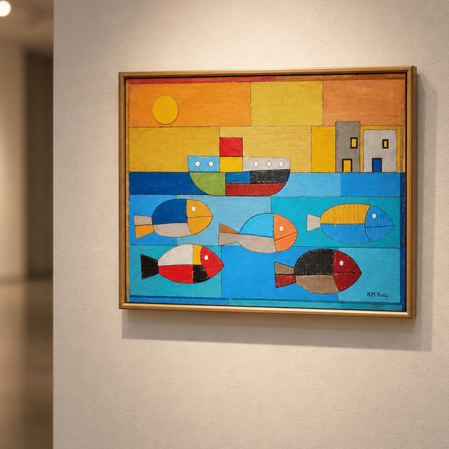 Garrucha II, obra de Antonio Martínez Ruiz (WallArt)
