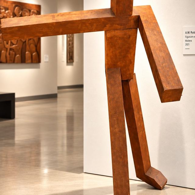 Gigante oxidado, obra de Antonio Martínez Ruiz (Ensamblada)