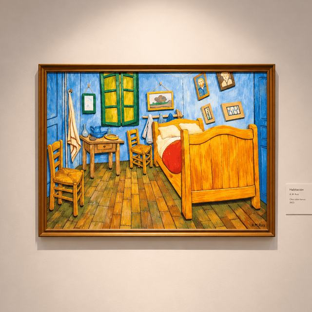 Habitación (Van Gogh), obra de Antonio Martínez Ruiz (Homenajes)
