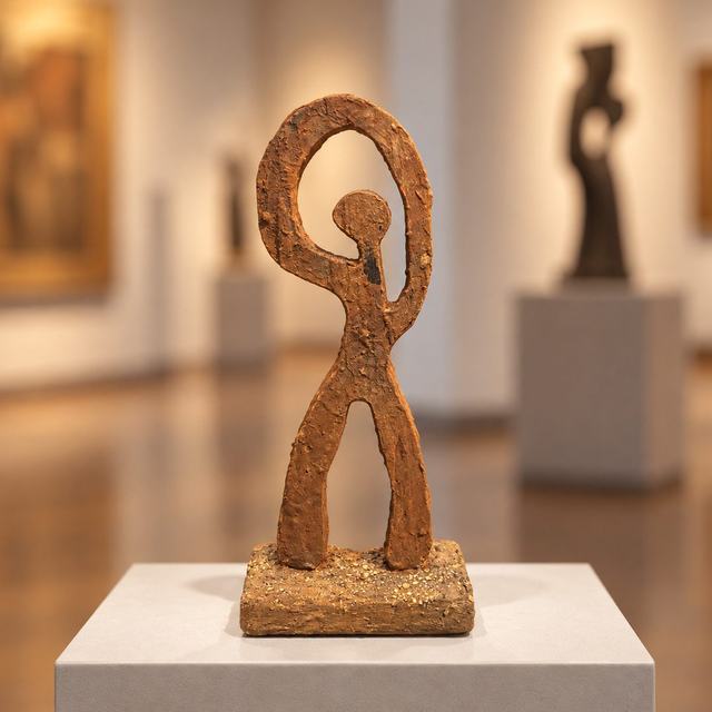 Indalo, obra de Antonio Martínez Ruiz (Óxido)