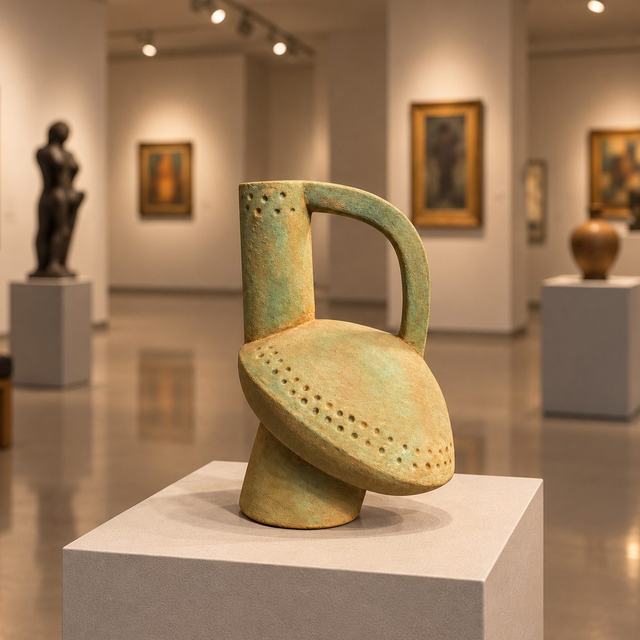 Jarrón 3 cerámica, obra de Antonio Martínez Ruiz (Cerámica)
