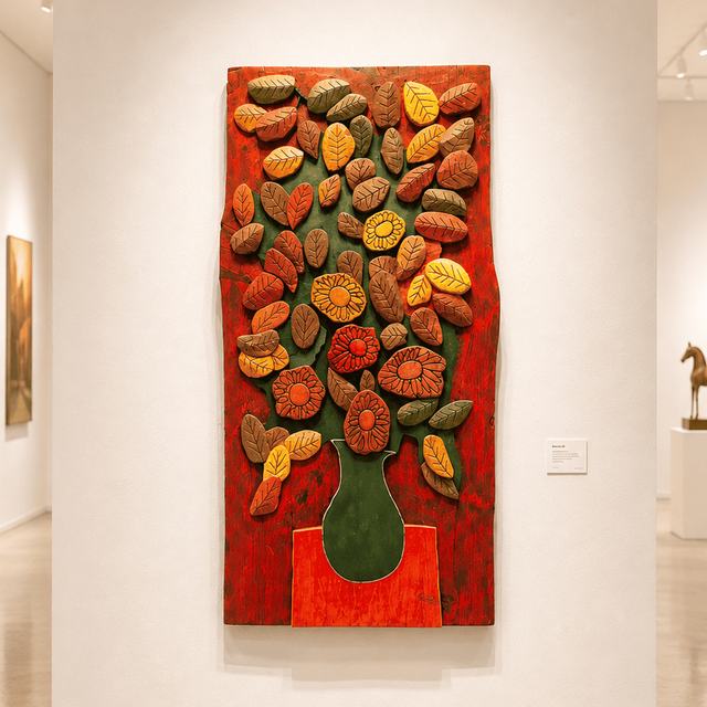 Jarrón nº 6, obra de Antonio Martínez Ruiz (Tallada)