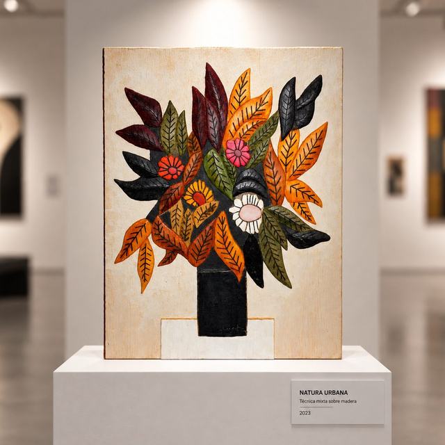 Jarrón tallado 6, obra de Antonio Martínez Ruiz (Tallada)