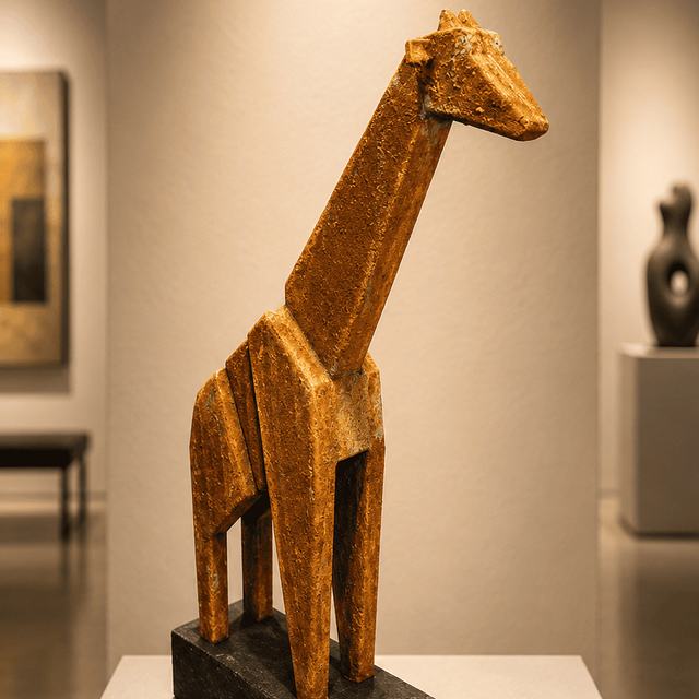 JIRAFA Nº 3  –  59 x 38 cm., obra de Antonio Martínez Ruiz (Óxido)