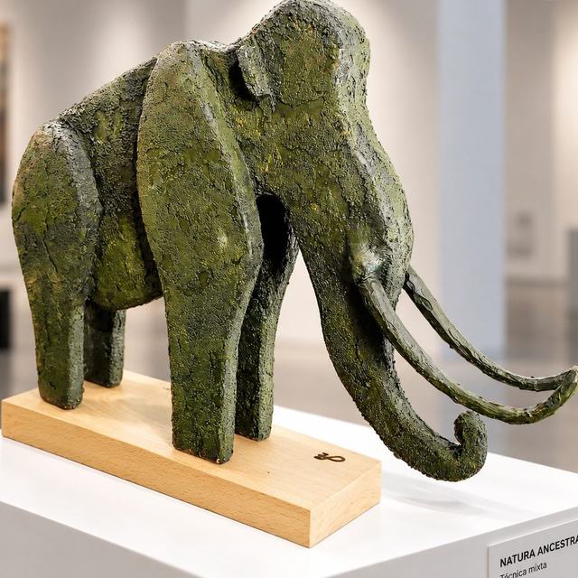 Mamut, obra de Antonio Martínez Ruiz (Ensamblada)