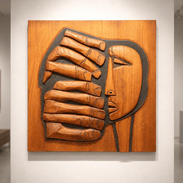 Manos (Guayasamín), obra de Antonio Martínez Ruiz (Tallada)