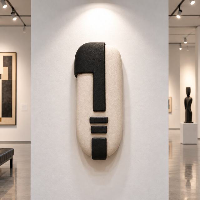Máscara 2 cerámica, obra de Antonio Martínez Ruiz (Cerámica)