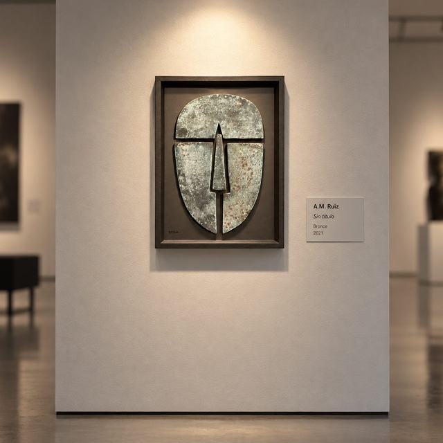 Mascara II, obra de Antonio Martínez Ruiz (WallArt)