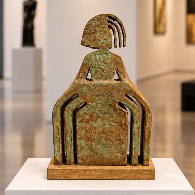 Menina 5, obra de Antonio Martínez Ruiz (Óxido)