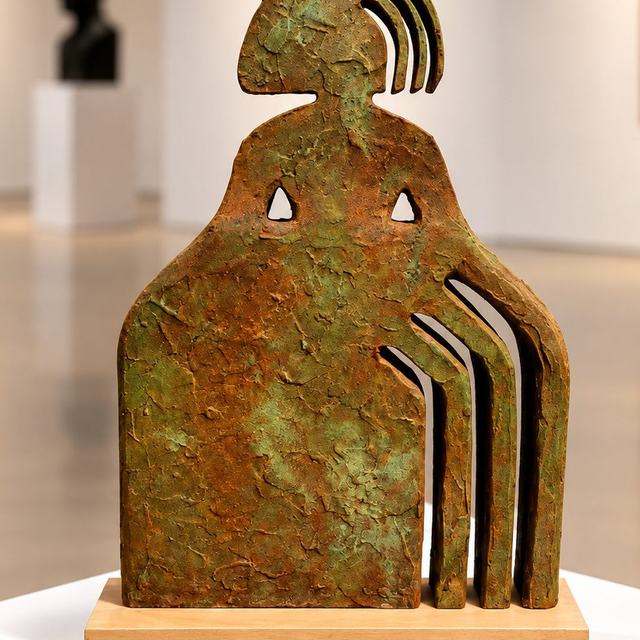 Menina 6, obra de Antonio Martínez Ruiz (Óxido)