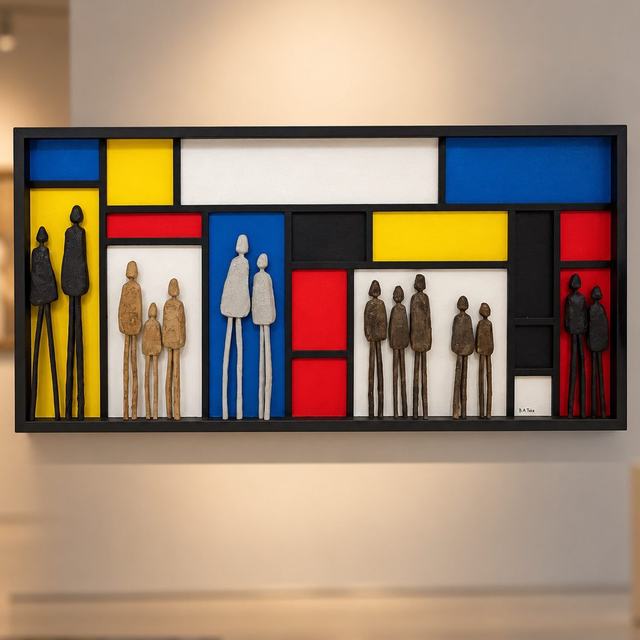 Mondrian, obra de Antonio Martínez Ruiz (Homenajes)