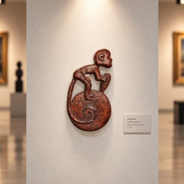 Mono, obra de Antonio Martínez Ruiz (Tallada)