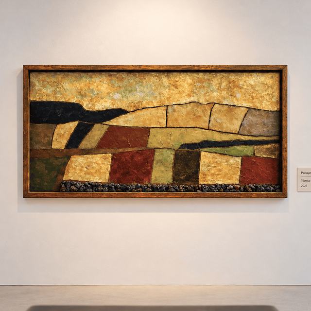 Paisaje oxidado, obra de Antonio Martínez Ruiz (WallArt)