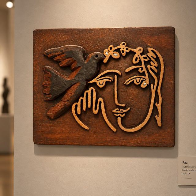 Paloma picasso, obra de Antonio Martínez Ruiz (Homenajes)