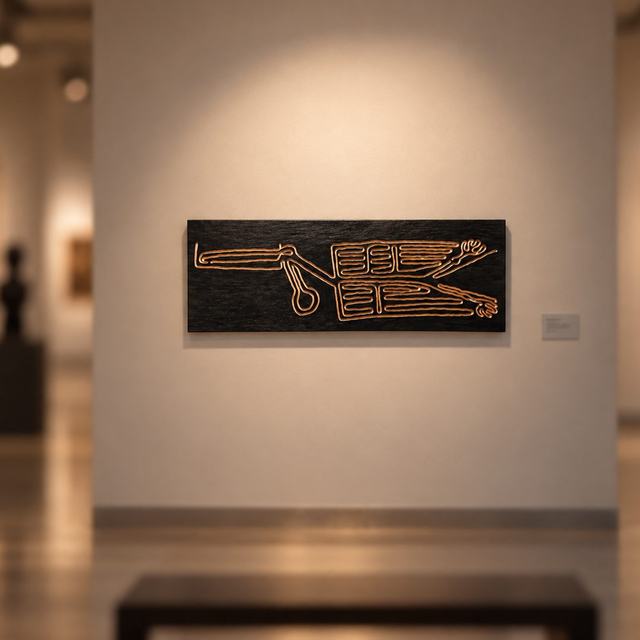 Pelícano – líneas de Nazca, obra de Antonio Martínez Ruiz (WallArt)