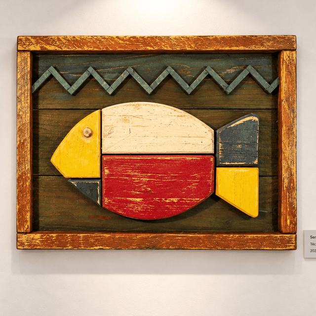 Pez, obra de Antonio Martínez Ruiz (WallArt)