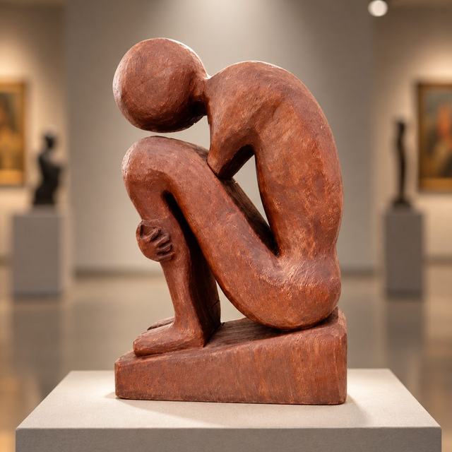 Primero, obra de Antonio Martínez Ruiz (Tallada)
