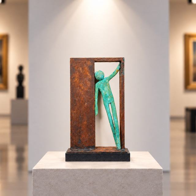 Puerta francia, obra de Antonio Martínez Ruiz (Óxido)