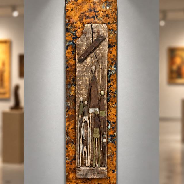 Seis en tabla, obra de Antonio Martínez Ruiz (WallArt)
