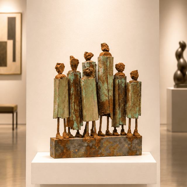 SIETE, obra de Antonio Martínez Ruiz (Óxido)