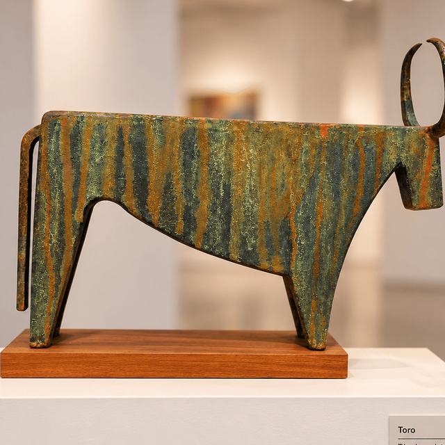 TORO Nº 46  –  43 x 53 cm., obra de Antonio Martínez Ruiz (Toros)
