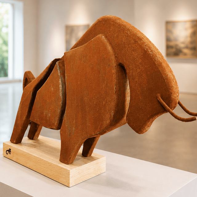 TORO Nº 89  –  33 x 50 cm., obra de Antonio Martínez Ruiz (Toros)
