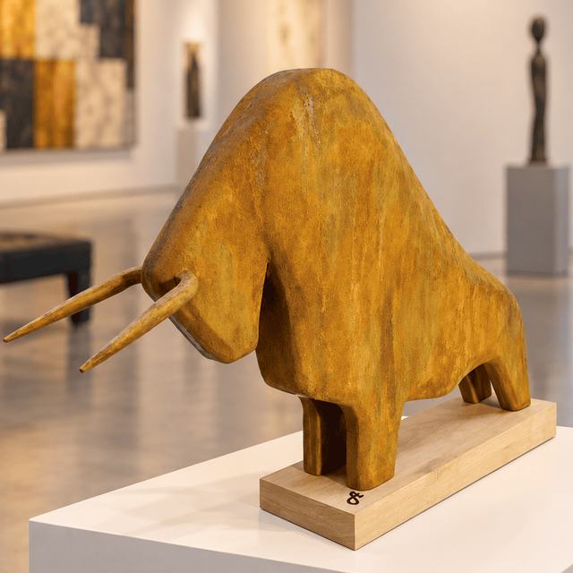 TORO Nº 92  –  42 x 58 cm., obra de Antonio Martínez Ruiz (Toros)