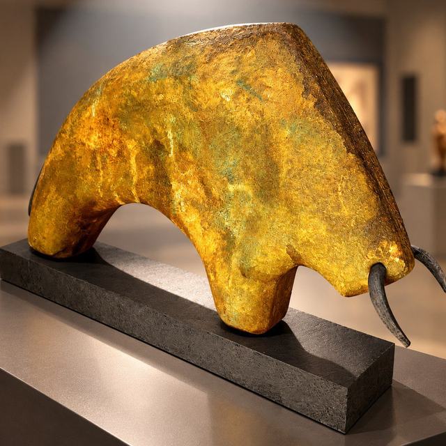 Toro pico, obra de Antonio Martínez Ruiz (Toros)